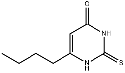 2-巯基-6-正丙基嘧啶-4-醇 结构式