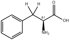 L-苯丙氨酸-Β,Β-D2 结构式