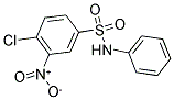 4-CHLORO-3-NITRO-N-PHENYL-BENZENESULFONAMIDE 结构式