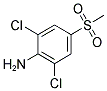 2,6-DICHLORO-4-(METHYLSULFONYL)ANILINE 结构式
