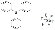 TRIPHENYLSULFONIUM HEXAFLUOROANTIMONATE 结构式