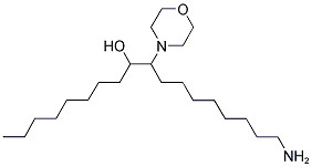 9-MORPHOLINO-10-HYDROXYSTEARYLAMINE 结构式