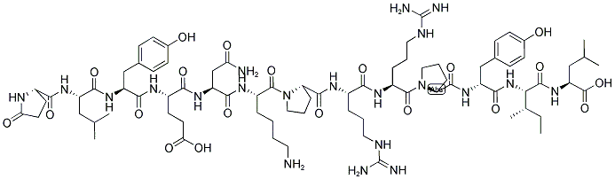 (D-TYR11)-NEUROTENSIN 结构式