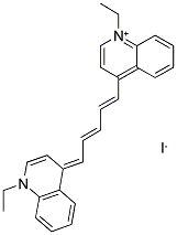 1,1'-DIETHYL-4,4'-DICARBOCYANINE IODIDE 结构式