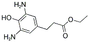 ETHYL 3-(3,5-DIAMINO-4-HYDROXYPHENYL)PROPANOATE 结构式