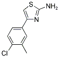 2-AMINO-4-(4'-CHLORO-3'-METHYL)PHENYLTHIAZOLE 结构式