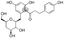 4-脱氧根皮苷 结构式