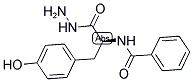 N-BENZOYL-L-TYROSINE HYDRAZIDE 结构式
