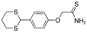 2-[4-(1,3-DITHIAN-2-YL)PHENOXY]THIOACETAMIDE 结构式