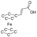 3-(FERROCENYL)-ACRYLIC ACID 结构式