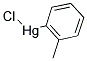 2-TOLYLMERCURIC CHLORIDE 结构式