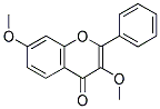 3,7-Dimethoxyflavone 结构式