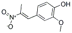 1-(4-Hydroxy-3-methoxyphenyl)-2-nitropropene 结构式