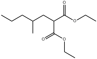 DIETHYL (2-METHYLPENTYL)-MALONATE 结构式