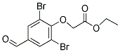 Ethyl 2-(2,6-dibromo-4-formylphenoxy)acetate 结构式