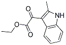 (2-METHYL-1H-INDOL-3-YL)-OXO-ACETIC ACID ETHYL ESTER 结构式