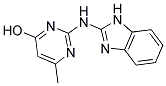 2-(1H-BENZIMIDAZOL-2-YLAMINO)-6-METHYL-4-PYRIMIDINOL 结构式