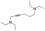 1,6-BIS(DIETHYLAMINO)-2-HEXYNE 结构式