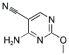 4-AMINO-2-METHOXYPYRIMIDINE-5-CARBONITRILE 结构式