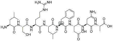 GROWTH HORMONE (6-13), HUMAN 结构式