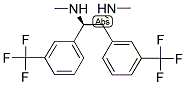 (1R,2R)-(+)-N,N'-DIMETHYL-1,2-BIS[3-(TRIFLUOROMETHYL)PHENYL]-1,2-ETHANE DIAMINE 结构式