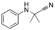 2-METHYL-2-PHENYLAMINO-PROPIONITRILE 结构式