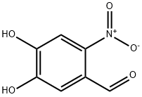 4,5-二羟基-2-硝基苯甲醛 结构式