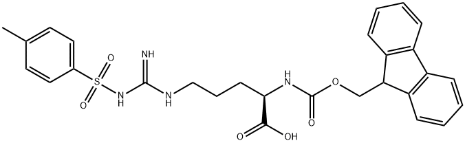 FMOC-D-ARG(TOS)-OH 结构式