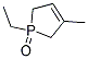 1-ETHYL-3-METHYL-3-PHOSPHOLENE-1-OXIDE 结构式