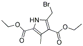 5-BROMOMETHYL-3-METHYL-1H-PYRROLE-2,4-DICARBOXYLIC ACID DIETHYL ESTER 结构式
