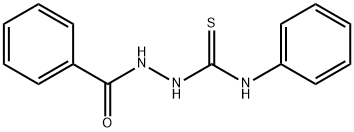 1-BENZOYL-4-PHENYL-3-THIOSEMICARBAZIDE 结构式