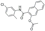 NAPHTHOL AS-KB ACETATE 结构式