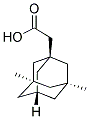 3,5-DIMETHYL-1-ADAMANTANEACETIC ACID 结构式