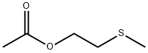 ACETIC ACID 2-METHYLSULFANYL-ETHYL ESTER 结构式