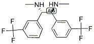 (1S,2S)-(-)-N,N'-DIMETHYL-1,2-BIS[3-(TRIFLUOROMETHYL)PHENYL]-1,2-ETHANE DIAMINE 结构式