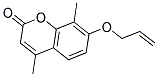 7-ALLYLOXY-4,8-DIMETHYL-CHROMEN-2-ONE 结构式