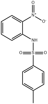 4-METHYL-N-(2-NITRO-PHENYL)-BENZENE SULFONAMIDE 结构式