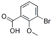 3-BROMO-2-METHOXYBENZOIC ACID 结构式