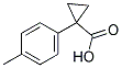 1-(4-METHYLPHENYL)-1-CYCLOPROPAN CARBOXYLIC ACID 结构式