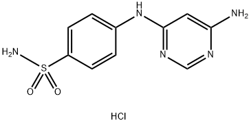 N4-(6-AMINOPYRIMIDIN-4-YL)-SULFANILAMIDE HCL 结构式
