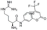 L-ARG-7-AMINO-4-TRIFLUOROMETHYL COUMARIN 结构式