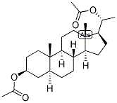 5-ALPHA-PREGNAN-3-BETA, 20-ALPHA-DIOL DIACETATE 结构式