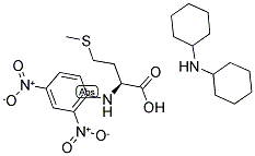 N-(2,4-二硝基苯基)-L-蛋氨酸-二环己铵盐 结构式