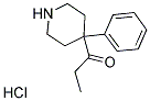 4-PHENYL-4-PROPIONYLPIPERIDINE HYDROCHLORIDE 结构式