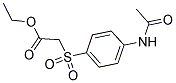 ETHYL-A-(4-ACETAMIDOPHENYLSULFONYL)ACETATE 结构式