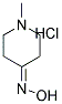 1-甲基-4-哌啶酮肟盐酸盐 结构式