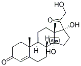 14 A,17 A,21-TRIHYDROXY-4-PREGNENE-3,20-DIONE 结构式
