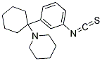 1-(1-(3-ISOTHIOCYANATO)PHENYL)CYCLOHEXYLPIPERIDINE 结构式