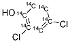 2,4-DICHLOROPHENOL, [14C(U)] 结构式