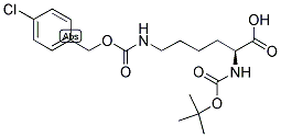 Boc-L-lysine (ci-Z) 结构式